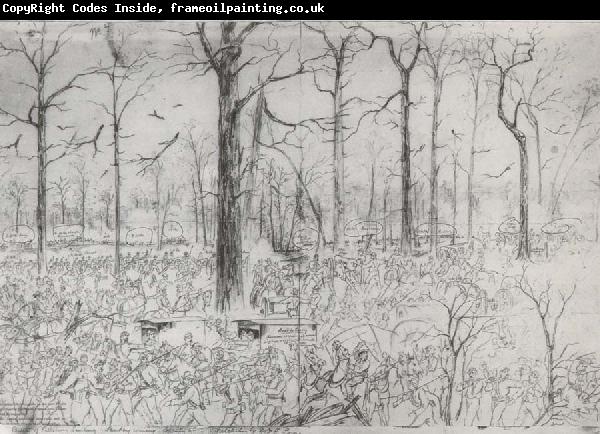 unknow artist Troops at Pittsburg Landsing April,1862